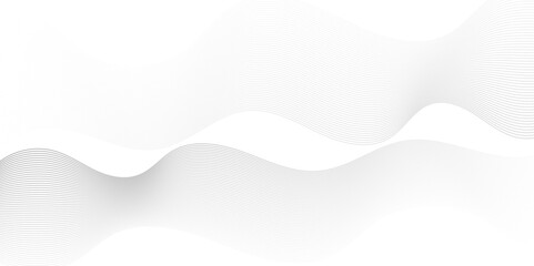 Vector minimal frequency white blend wave line element equalizer energy flowing isolate tech curl science minimal digital beautiful line pattern. abstract futuristic flow light technology background
