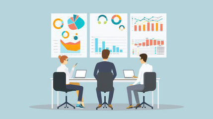 A visual of successful sales managers using CRM tools and data to drive team performance and close deals faster.