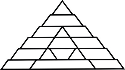 Pyramid Grid Vectors Elevate Your Design with Structured Symmetry

