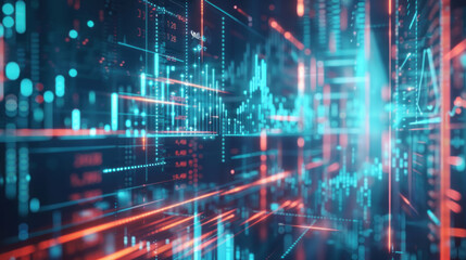 A visual representation of businesses using data-driven sales strategies to achieve higher ROI and market share.