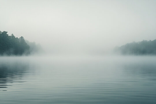 See mit Nebel