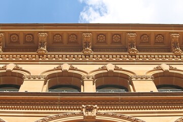 Architectural detail of the General Post Office, Sydney. Victorian Italian Renaissance Style.  © Rose Makin