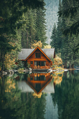 Obraz premium Haus am See