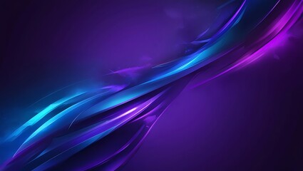 Naklejka premium Blue and purple abstract gaming background. Generative Ai.