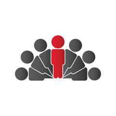 Universal business management and human resources icon set. Universal icons for web and mobile. Vector.