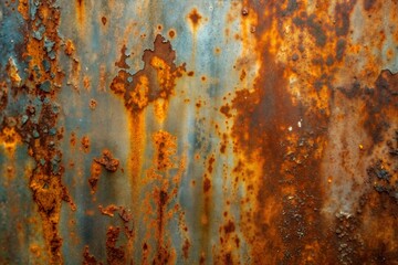 Rusted metal surface showing corrosion texture and pattern