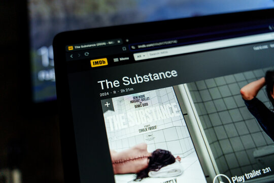 The substance drama horror movie on IMDB