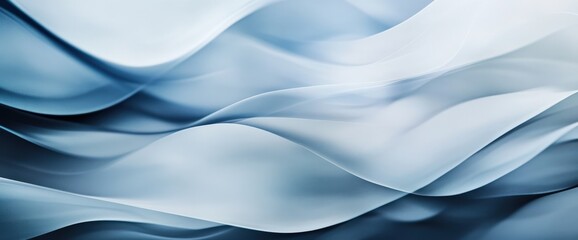 Obraz premium Abstract waves in cool blues: swirling textured background for creative projects