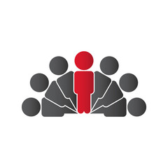 Universal business management and human resources icon. Universal icon for web and mobile.