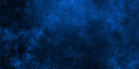 Abstract blue wall grunge background. Nebules blue texture decorative Venetian stucco for backgrounds. deep shiny blue and black dreamlike abstract fantasy under water background. dark blue concrete .