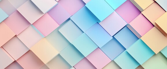 Pastel geometric pattern with lined charm for spring backgrounds