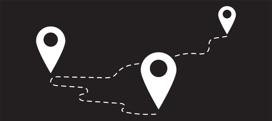 route icon. Navigation. location. GPS elements pack symbol template for graphic and web design collection logo vector illustration