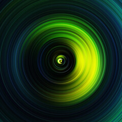 Colorful radial motion effect. Abstract rounded background. Color curves and sphere. Multi color gradient rings and circles wallpaper. Colored texture backdrop and banner.