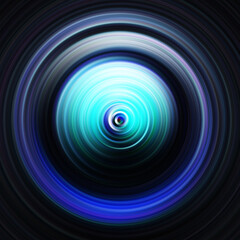 Colorful radial motion effect. Abstract rounded background. Color curves and sphere. Multi color gradient rings and circles wallpaper. Colored texture backdrop and banner.