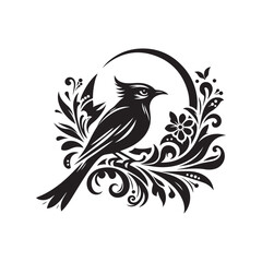 Mynah Bird Silhouette Vector Illustrations - High-Quality Design Assets