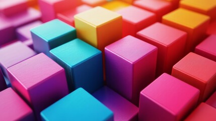 Colorful Abstract Blocks