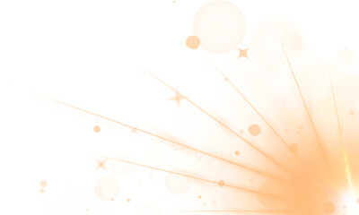 Sunlight Glow Effects On A transparent Background