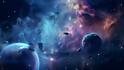 planet and space