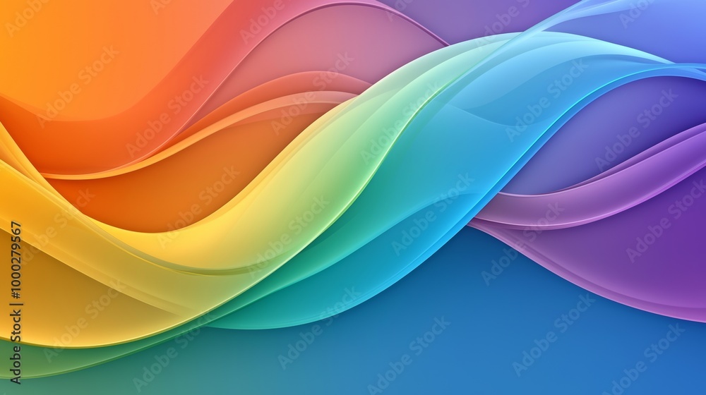 Wall mural an abstract background with bright colors. a template for a layout design.