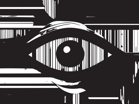 Abstract of many parallel horizontal stripes, with predominance for decoration and background with motif of conformity or variation