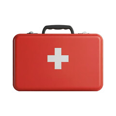 Obraz premium First aid kit template, isolated