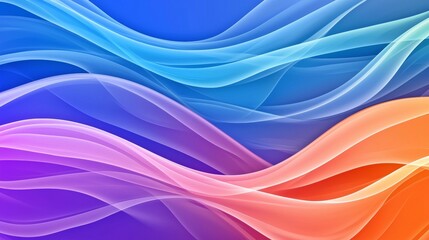 Fototapeta premium Wallpaper with orange and teal colors in 4K resolution. Ideal for background, backdrop or web banner. IOS wallpaper look. Colorful shapes with texture.