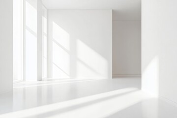 Fototapeta premium Solid white background, clean and simple, no objects