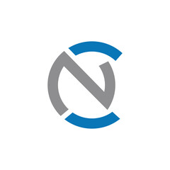 initial cn letter logo design for any business and monogram