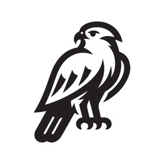 High-Quality Goshawk Silhouette Vectors - Perfect for Graphic Design Projects