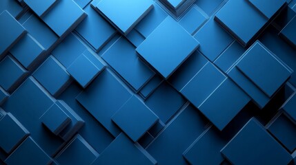 Blue Geometric Abstract Background