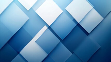 Blue Geometric Abstract Background