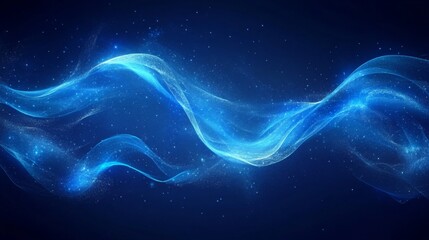 Abstract Blue Wave Energy