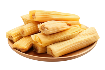 Tamale isolated on transparent background