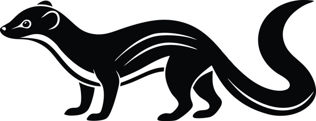 mongoose silhouette icon - Transparent Background Clip art