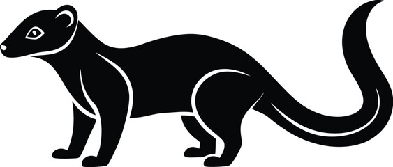mongoose silhouette icon - Transparent Background Clip art