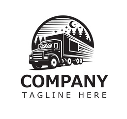 transportation truck logo	
