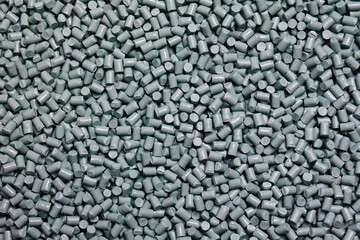 Gray green masterbatch granules, this polymer is a coloring agent for products in the plastics...