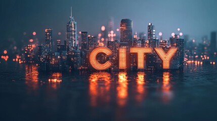 Fototapeta premium Cityscape at Night
