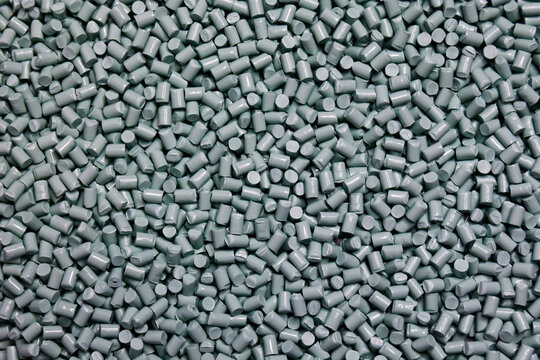 Gray green masterbatch granules, this polymer is a coloring agent for products in the plastics industry