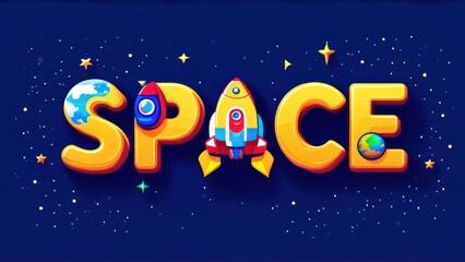 Naklejka premium 3D text 