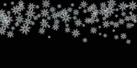 christmas tree with snowflakes