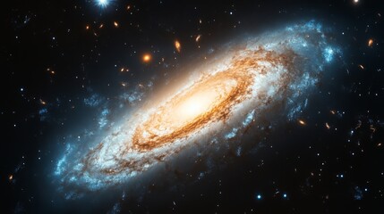 Fototapeta premium Spiral Galaxy in Deep Space