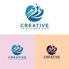 abstract logo design . company logo