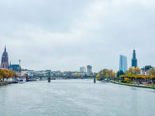 Fototapeta premium frankfurt bridge