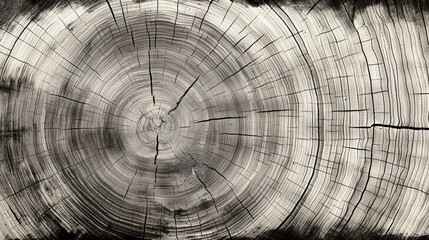 Close-Up of Warm Gray Cut Wood Surface