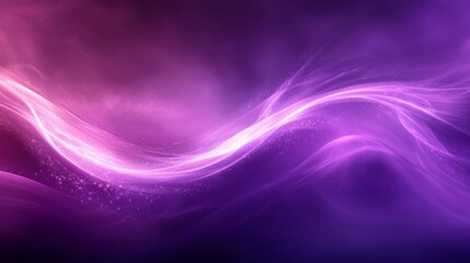 Fototapeta premium Abstract Purple Light Waves Background
