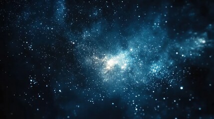 A Cosmic Nebula with Stars and Glowing Gas