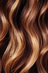 Fototapeta premium Sample of a woman's hair colour and texture
