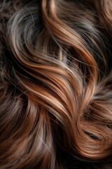 Naklejka premium Sample of a woman's hair colour and texture