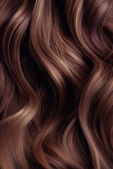 Naklejka premium Sample of a woman's hair colour and texture